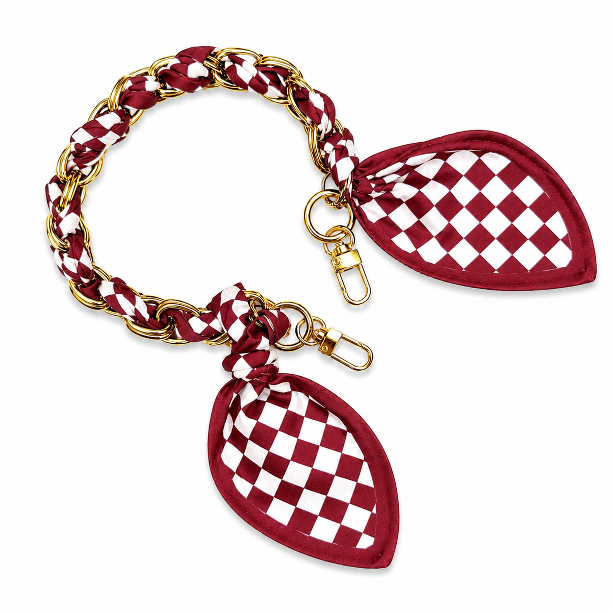Game day Bag Charm/Handle : Blue/white