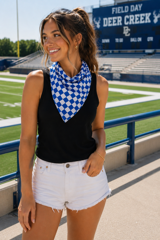 Checkered Sideline Scarf