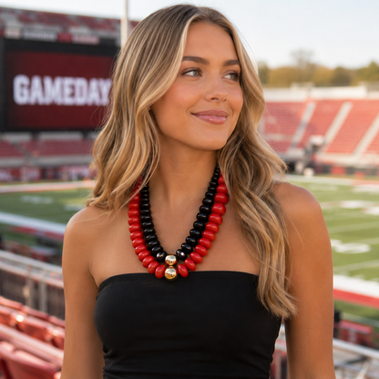 Game Day Candy Beaded Necklaces: Royal Blue