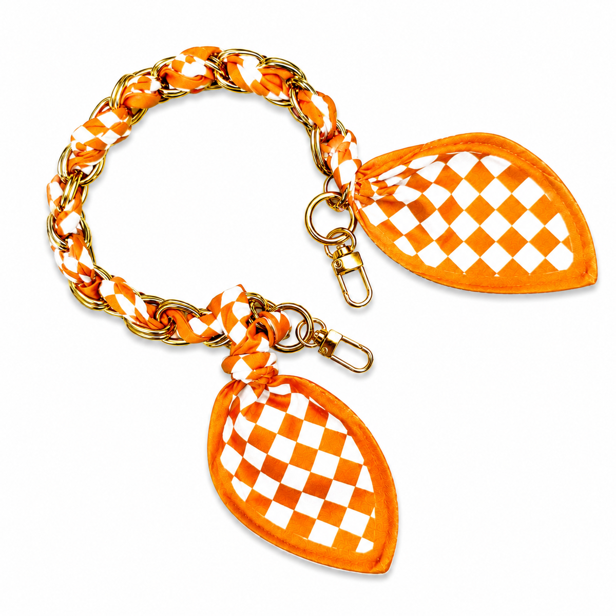 Game day Bag Charm/Handle : Blue/white
