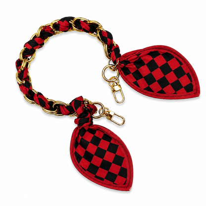 Game day Bag Charm/Handle : Blue/white
